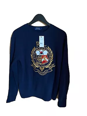 £25 • Buy Navy Polo Ralph Lauren Sweatshirt Unused With Tags