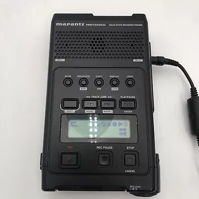 Marantz PMD660 Portable Solid State Audio Recorder POWER TESTED REPAIR READ • $59.99