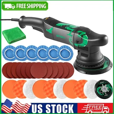 BATOCA Dual Action Orbital Car Polisher Buffer Sander 6  Polishing Pads Machine • $88.09