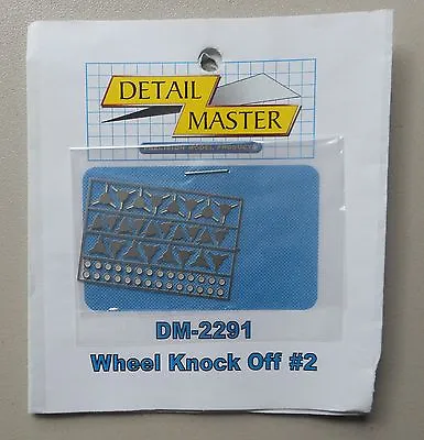 Wheel Knock Off #2 1:24 1:25 Detail Master Car Model Accessory 2291 • $4.85