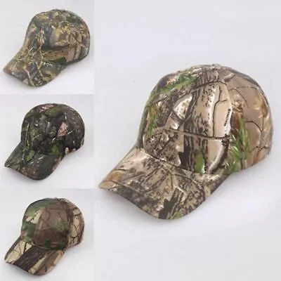 Fishing Hunting Camouflage Army Sun Hat Men Baseball Cap Military Tactics Camo • £5.11