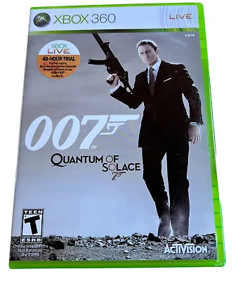 Microsoft X Box 360 007 Quantum Of Solace Activision USA New/Unopened • $18