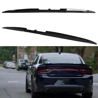 Black Rear Trunk Spoiler Wing Lip Rear Trunk Lid For Dodge Charger Challenger • $59.09