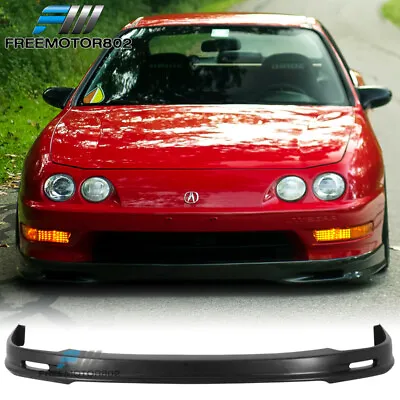 Fit 98-01 Acura Integra DC2 Mugen Style PP Black Front Bumper Lip Spoiler • $64.98