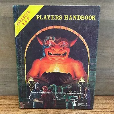 Players Handbook: Advanced D&D By Gary Gygax TSR Games 6th Printing 1980 • $110.35