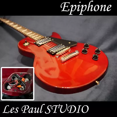 Epiphone Les Paul Studio Wine Red Used 2003 Made Sound Output Confirmed • $492.99