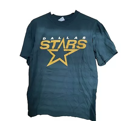 VINTAGE NHL DALLAS STARS Mike Modano Majestic HOCKEY T SHIRT SIZE Large • $29.99