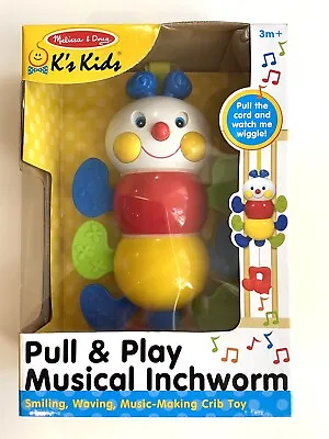 Melissa & Doug K's Kids #9171 Musical Inchworm Crib Toy • $17.99