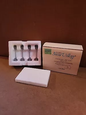 Dept 56 Snow Village Accessory PARKING METER Set Of 4 51780 NEW • $10.99