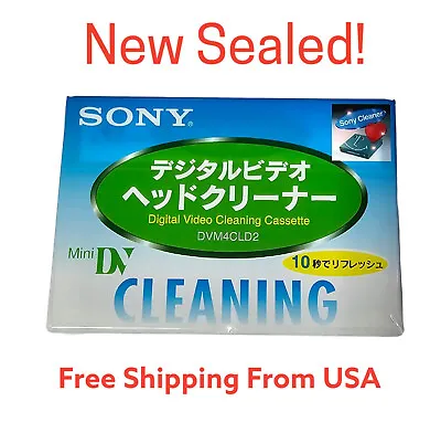 Sony Mini DV Video Head Cleaner Cleaning Cassette Tape Camcorder Sealed! • $24.20