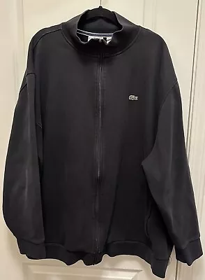 Vintage Men’s Lacoste Sport Black Fleece Full Zip Jacket- Size 5XLB • $50