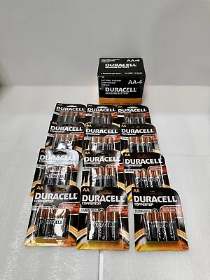 Genuine Duracell AA  Battery Coppertop Alkaline Batteries 48 Pieces Expire 2030 • $29.99