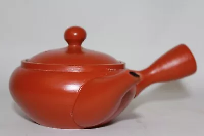 Vintage Japan Tokoname Ware Kyusu Teapot Hand-crafted Moon & Wind A • $45