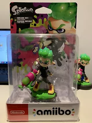 $84.95 • Buy Nintendo Switch Amiibo Inkling Boy Neon Green Splatoon 