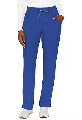 Med Couture Scrubs Women's Zipper Pants MC2702 ROYL Royal Free Ship • $26.99