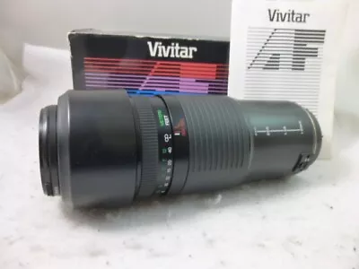 Vivitar Auto Focus 100-300mm 1:5.6-6.7 Lens For Canon Camera BOX SUPER CLEAN • $55