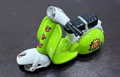 Superior Sunnyside Diecast Scooter (Vespa?) SS4362 Green Lion Decals Pull Back • $11.99