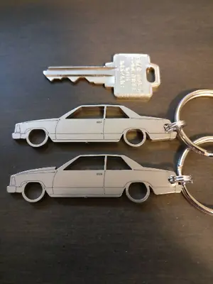 G-Body Malibu 2 Door Coupe Laser Cut Key Chains • $14