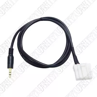 AUX Audio Adapter Cable Black For Mazda 2 3 5 6 MX-5 RX-8 2006-2022 Length 1M • $18.61