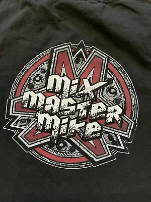 Mix Master Mike Destroy EDM With Metal 2 Sided Graphic Crewneck Black T-Shirt • $14.99