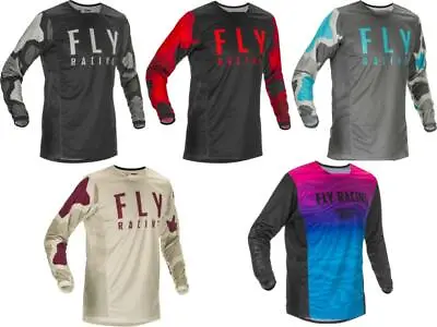 Fly Racing Kinetic K221 Jersey MX Riding Shirt Offroad Gear ATV Motocross '21 • $44.99