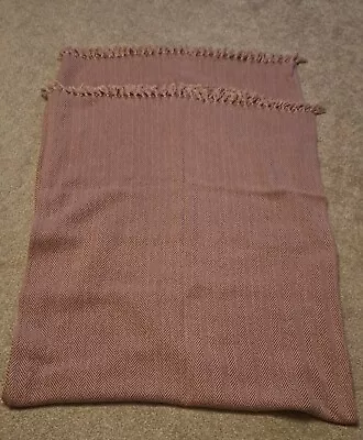 Laura Ashley Double Pink Material Throw  • £2.50