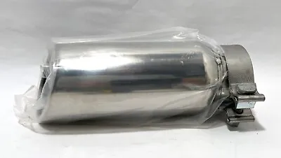 New OEM 84240390 Chrome Exhaust Tip Dual Wall Angle Cut 3.5  In 4  Out Chevy • $88.50