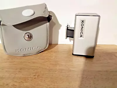 Konica Flash Cube Adapter For Vintage 35mm Cameras Hot Shoe With Soft Side Case • $25