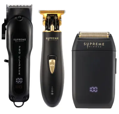 Supreme Trimmer Pro Clipper Trimmer & Shaver Kit | STC5030 ST5220 STF602 Black • $129.99