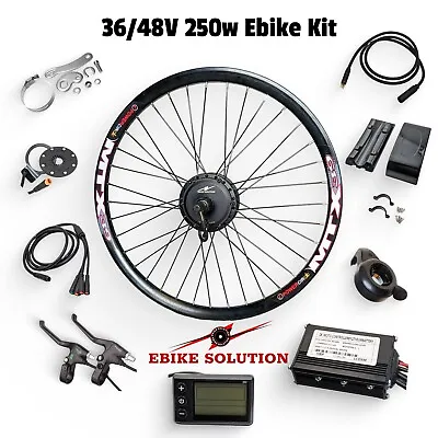 36/48V 250W Conversion Kit Ebike Electric Bike Hub Motor MTX39 Rim Geared UK • £258