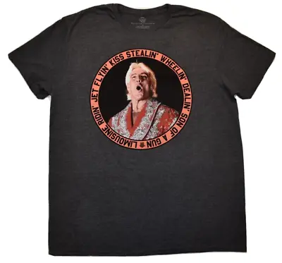 Ric Flair Mens Kiss Stealin' Jet Flyin' Wheelin' Dealin' Son Of Shirt New Large • $9.99