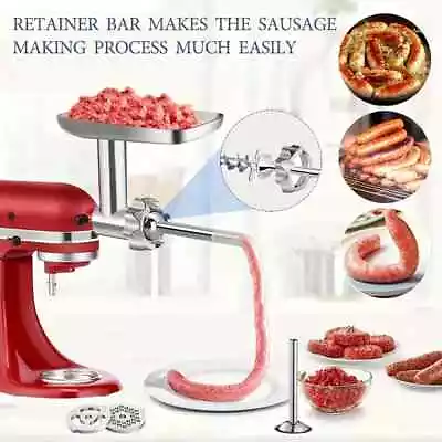 1 Set Meat Grinder Set Metal Food Grinder Attachment For KitchenAid Stand Mixer • $27.39