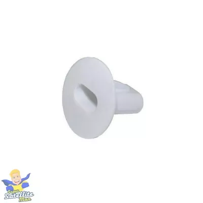 Brand New 10 X White Double Tv Speaker Cable Entry Grommets Wall Bushes • £9.99