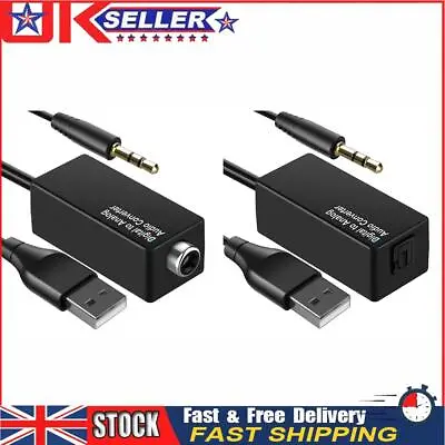 D15 DAC Digital To Analog Audio Decoding Adapter 3.5mm USB For TV Set-top Box • £9.70