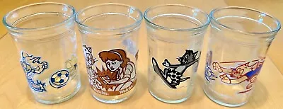 Vintage Welch’s Jelly Jar Glasses Tom & Jerry (Set Of 4) • $18.99