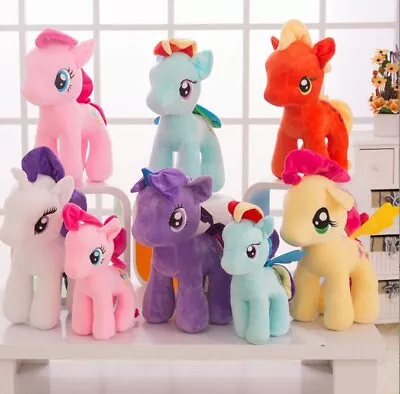 My Little Pony Large Stuffed Plush Soft Teddy Doll Toys Xmas Birthday Gifts 20CM • £10.79