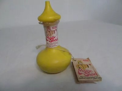 Vintage Wham-O Magic Sand Yellow Bottle Toy Full Retro #270 1981 • $49.99