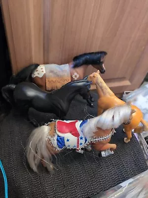 Vintage Toy Horse Lot Of 4 Horses • $9.99