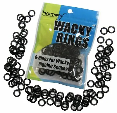 Wacky Rings - O-Rings For Wacky Rigging Senko Worms (100 Orings For 4&5  Senkos) • $27.49
