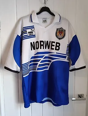 £28 • Buy Wigan Warriors 1994/95 Away Shirt/Jersey - Size XL, Blue/White