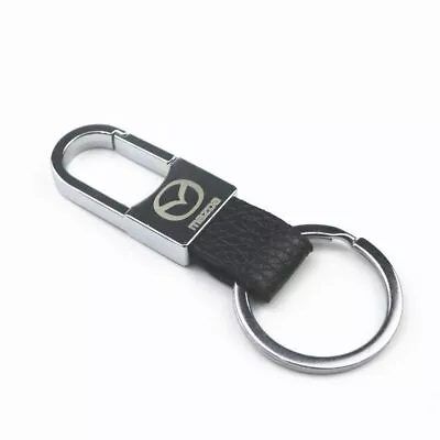  Mazda Metal And Leather Car Key Ring • $11.95