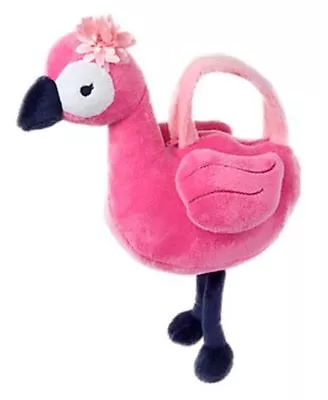 NWT Gymboree FRUIT PUNCH Plush Pink Flamingo Girls Purse Coin • $8.99