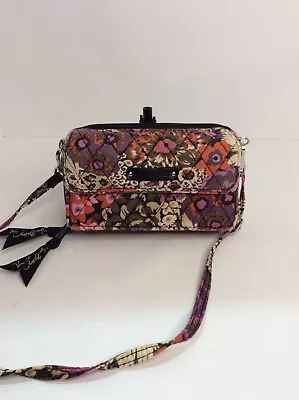 Vera Bradley Heather Tech Case Small Wallet Cosmetic Wristlet Carry All - Flower • $7.85