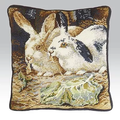 EHRMAN Kaffe Fassett RABBITS Needlepoint TAPESTRY KIT VINTAGE RETIRED RARE • $230.02