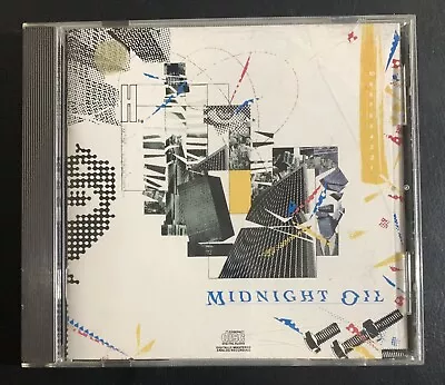 Midnight Oil  10 9 8 7 6 5 4 3 2 1  CD (1983 CBS) PLAYS GREAT! Will Combine Ship • $3