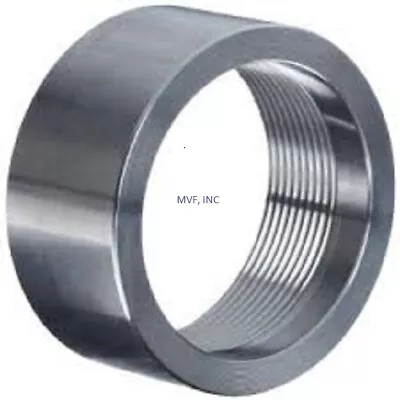 1-1/4  3000# Threaded NPT Half Coupling Coupler A105 Forged Steel Bung FS090721 • $11.14