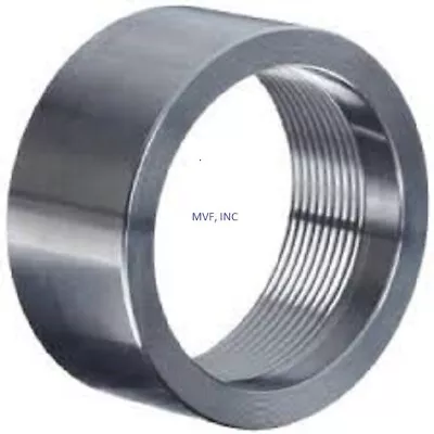 3/8  3000# Threaded NPT Half Coupling Coupler A105 Forged Steel Bung FS090321 • $7.36