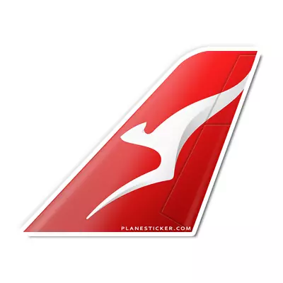 Qantas Airline Livery Tail Sticker • $4.51