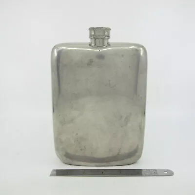 JAMES DIXON & SONS Sheffield Pewter Flask HUGE 24oz 49L Whole Bottle VTG Barware • $63.75