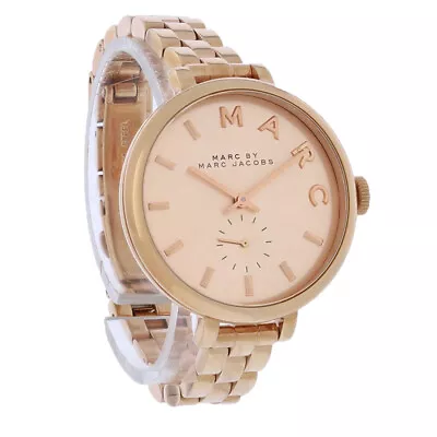 Marc Jacobs Sally Ladies Rose Gold PVD Stainless Quartz Watch MBM3364 • $77